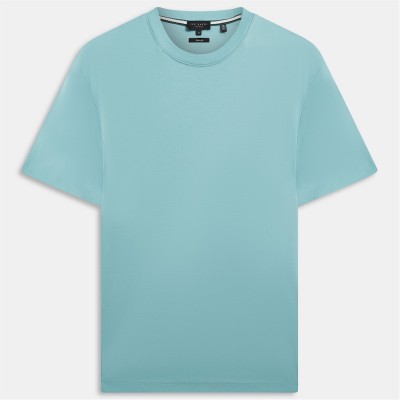 облекла,на,разпродажба,мъжки,тениски,ted,baker,ted,baker,ss,slim,soft,touch,tee,turquoise