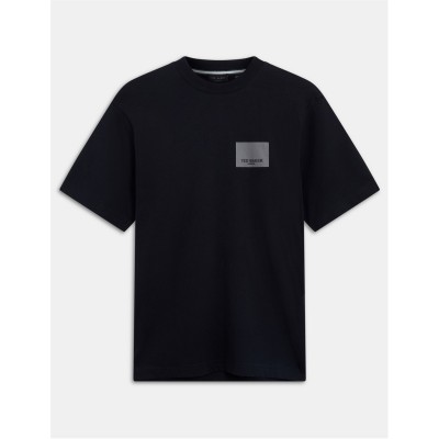 облекла,на,разпродажба,мъжки,тениски,ted,baker,ted,baker,ss,box,graphic,logo,tee,black