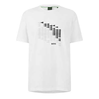тениска,мъжки,тениски,boss,men,s,t,shirt,white,100