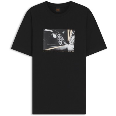 тениска,мъжки,тениски,boss,men's,t,shirt,black,001