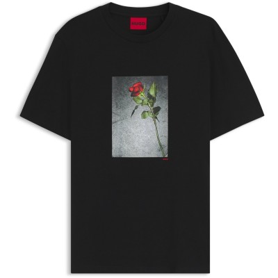 тениска,мъжки,тениски,hugo,men's,t,shirt,black,001
