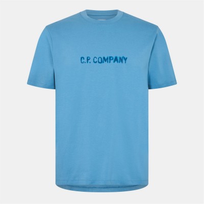 мъжки,тениски,cp,company,cp,chest,print,ts,sn61,aegean,blue,815