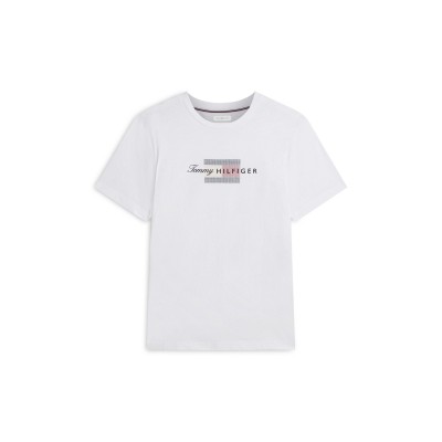 тениска,мъжки,тениски,tommy,hilfiger,men,s,t,shirt,white