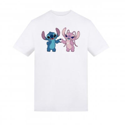 детски,тениски,character,disney,printed,junior,valentines,day,tee,stitch,angel
