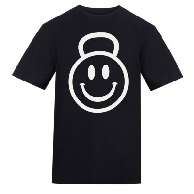 дамски,тениски,дамски,топове,мъжки,горнища,размер+,мъжки,облекла,размер,awd,printed,adult,gym,tee,kettlebell,smiley