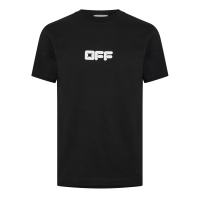 тениска,облекла,на,разпродажба,мъжки,тениски,off,white,men's,slim,fit,t,shirt,black