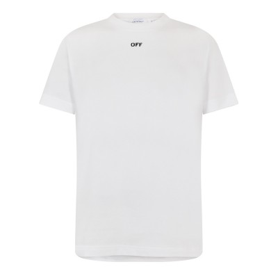тениска,облекла,на,разпродажба,мъжки,тениски,off,white,men's,slim,fit,t,shirt,white