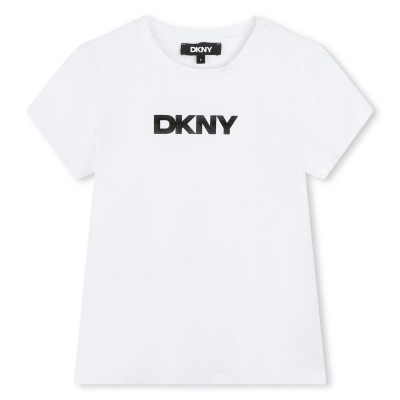 тениска,dkny,kids,logo,t,shirt,white,10p