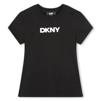 юношеска,тениска,детски,облекла,dkny,logo,t,shirt,juniors,black,09b