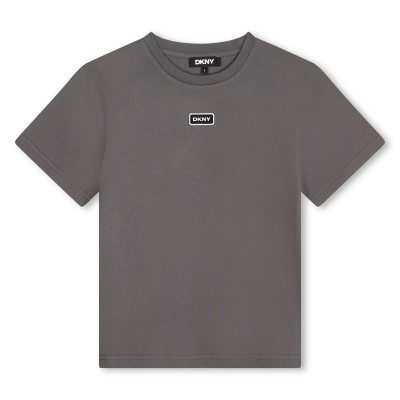 детска,тениска,dkny,unisex,kids,small,logo,t,shirt,charcoal,094