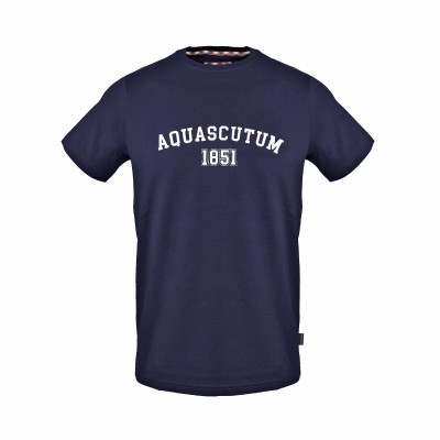 тениска,мъжки,ежедневни,облекла,мъжки,тениски,aquascutum,men,s,t,shirt,navy
