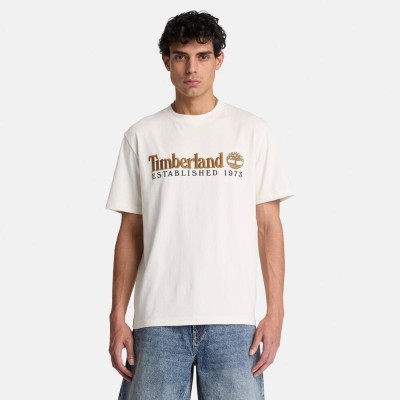тениска,мъжки,тениски,timberland,timb,est,tee,sn64,vintage,white