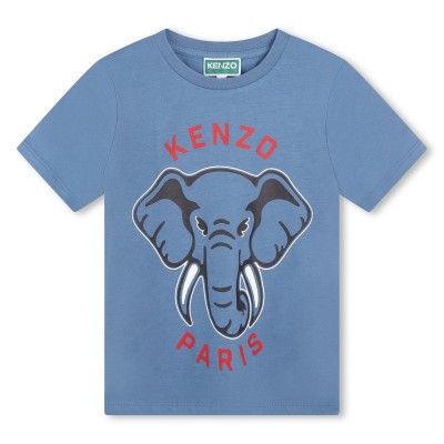 юношеска,тениска,детски,3/4,панталони,kenzo,short,sleeved,cotton,t,shirt,juniors,blue,780