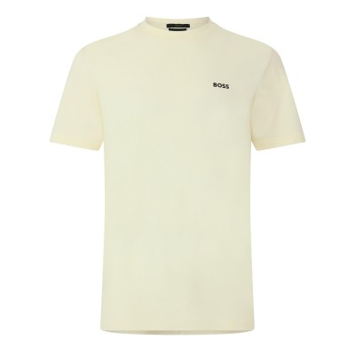 тениска,мъжки,тениски,boss,mens,boss,green,t,shirt,with,logo,design,stretch,cotton,sand,761