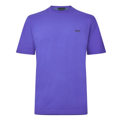тениска,мъжки,тениски,boss,mens,boss,green,t,shirt,with,logo,design,stretch,cotton,medium,blue