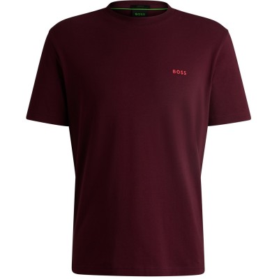 тениска,облекла,на,разпродажба,мъжки,тениски,boss,crew,logo,t,shirt,medium,red