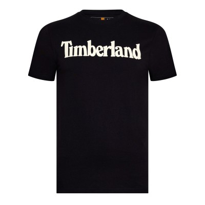 облекла,на,разпродажба,мъжки,тениски,timberland,timb,wordmark,logo,t,sn99,black