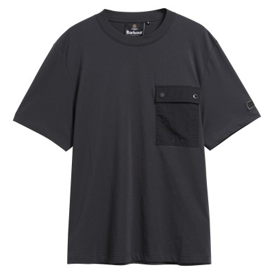 тениска,мъжки,тениски,barbour,international,b,int,inline,t,shirt,sn64,black,bk11