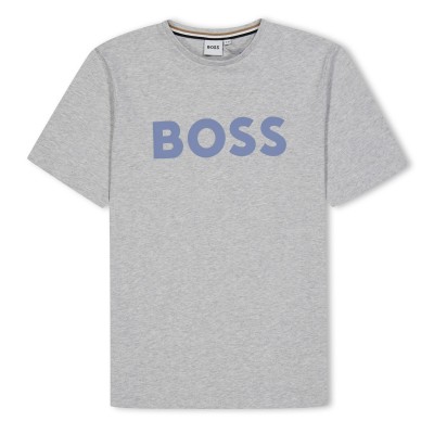 юношеска,тениска,детски,облекла,boss,large,logo,tee,juniors,grey,a32