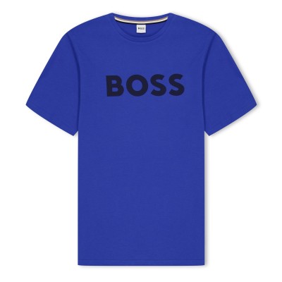 юношеска,тениска,детски,облекла,boss,large,logo,tee,juniors,cobalt,87a