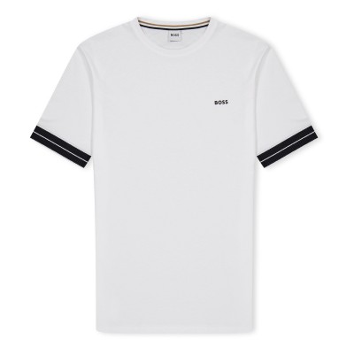тениска,boss,kids,arm,logo,t,shirt,white,10p