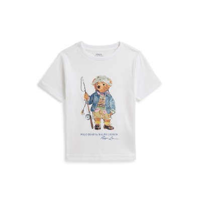 тениска,polo,ralph,lauren,kids,fishing,bear,t,shirt,white