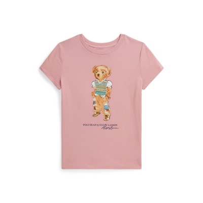 тениска,polo,ralph,lauren,kids,bear,t,shirt,rose