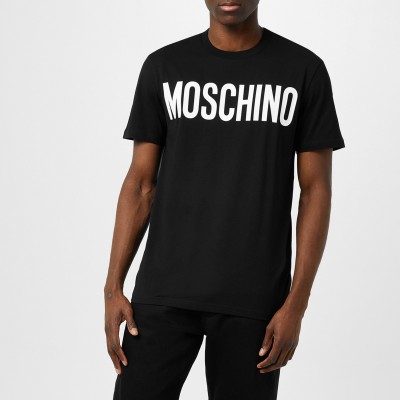 тениска,мъжки,тениски,moschino,logo,t,shirt,black,a1555