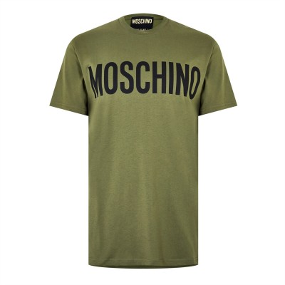 тениска,мъжки,тениски,moschino,logo,t,shirt,khaki,a1427