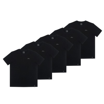 тениска,детски,тениски,fabric,5pack,t,shirts,black