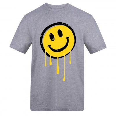 мъжки,горнища,размер+,awd,unisex,music,printed,tee,melting,smiley
