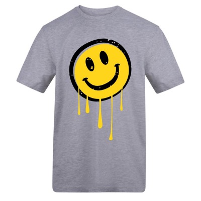 дамски,тениски,дамски,топове,мъжки,горнища,размер+,мъжки,облекла,размер,awd,unisex,music,printed,tee,melting,smiley