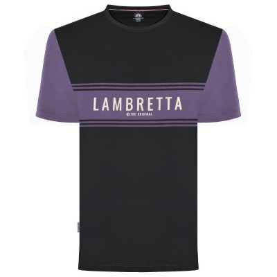 облекла,на,разпродажба,мъжки,тениски,lambretta,panel,tee,navy,grape