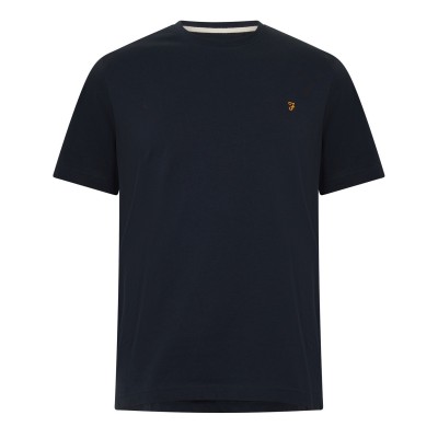 тениска,мъжки,тениски,farah,men's,harrow,ss,t,shirt,true,navy,412