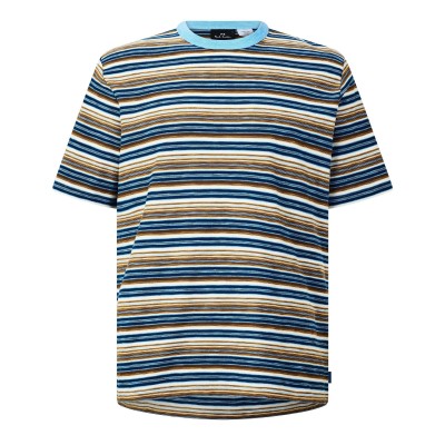 тениска,мъжки,тениски,ps,paul,smith,ps,stripe,tee,sn64,blue,41e