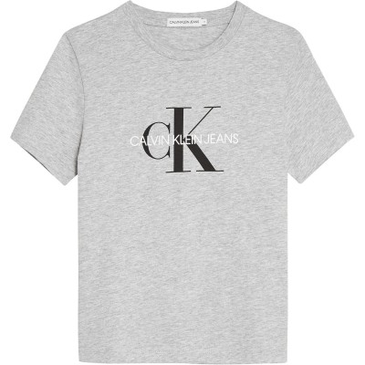 юношеска,тениска,детски,облекла,calvin,klein,jeans,junior,monogram,t,shirt,light,grey