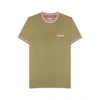облекла,на,разпродажба,мъжки,тениски,lambretta,tipped,pique,tee,olive