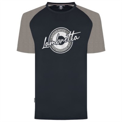 облекла,на,разпродажба,мъжки,тениски,мъжки,горнища,размер+,lambretta,raglan,tee,navy,charcoal