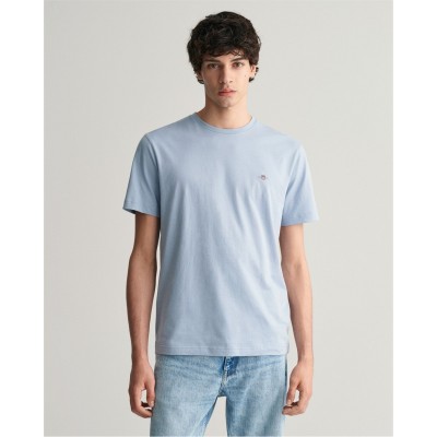 тениска,облекла,на,разпродажба,мъжки,тениски,gant,regular,fit,shield,t,shirt,dove,blue