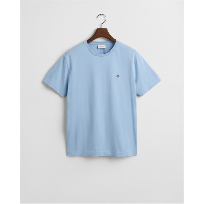тениска,мъжки,тениски,gant,regular,fit,shield,t,shirt,capri,blue