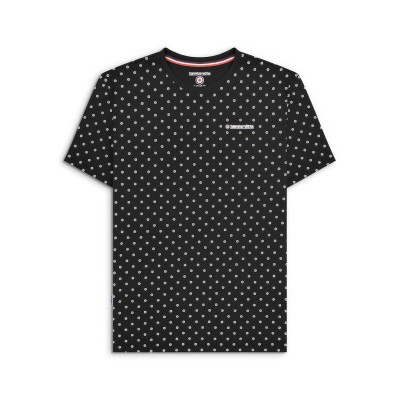 облекла,на,разпродажба,мъжки,тениски,мъжки,горнища,размер+,lambretta,aop,tee,black,white