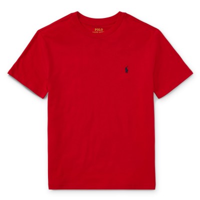 тениска,детски,облекла,polo,ralph,lauren,boy's,short,sleeve,logo,t,shirt,rl,2000,red
