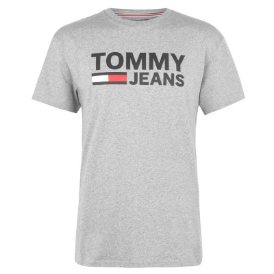 облекла,на,разпродажба,tommy,jeans,logo,tee,lt,grey,htr