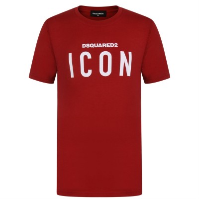 детска,тениска,детски,3/4,панталони,dsquared2,children's,icon,t,shirt,tango,red,dq405