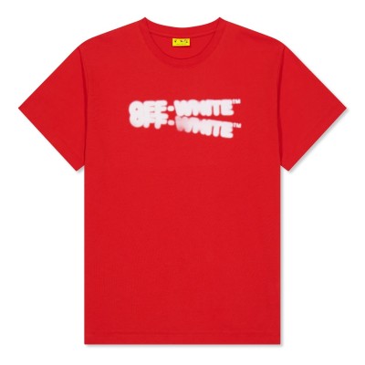 тениска,детски,3/4,панталони,off,white,unisex,spray,logo,t,shirt,spray,paint,design,red,wht,2501