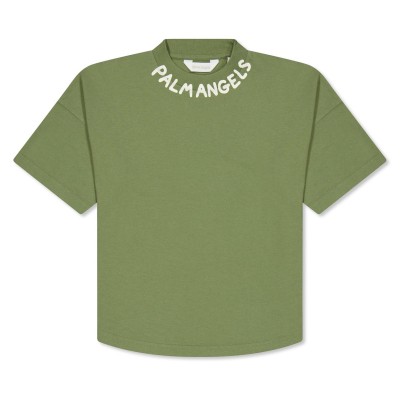 тениска,детски,3/4,панталони,palm,angels,classic,logo,oversized,t,shirt,military,5604