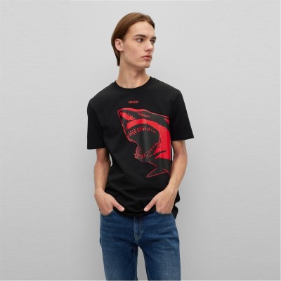 облекла,на,разпродажба,мъжки,тениски,hugo,hugo,darmolejo,10248326,01,black,001