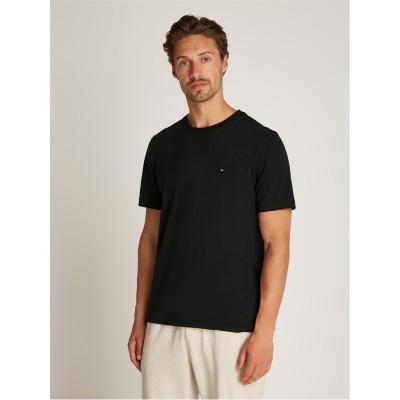 тениска,мъжки,тениски,tommy,hilfiger,short,sleeved,t,shirt,black
