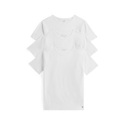 тениска,мъжки,тениски,tommy,hilfiger,3,pack,short,sleeve,t,shirt,wht,wht,wht