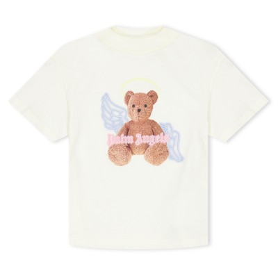 юношеска,тениска,детски,3/4,панталони,palm,angels,bear,angel,t,shirt,juniors,white,0460